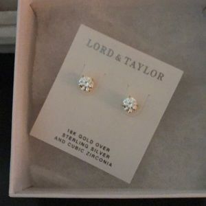 Lord and Taylor cubic zirconia earrings.